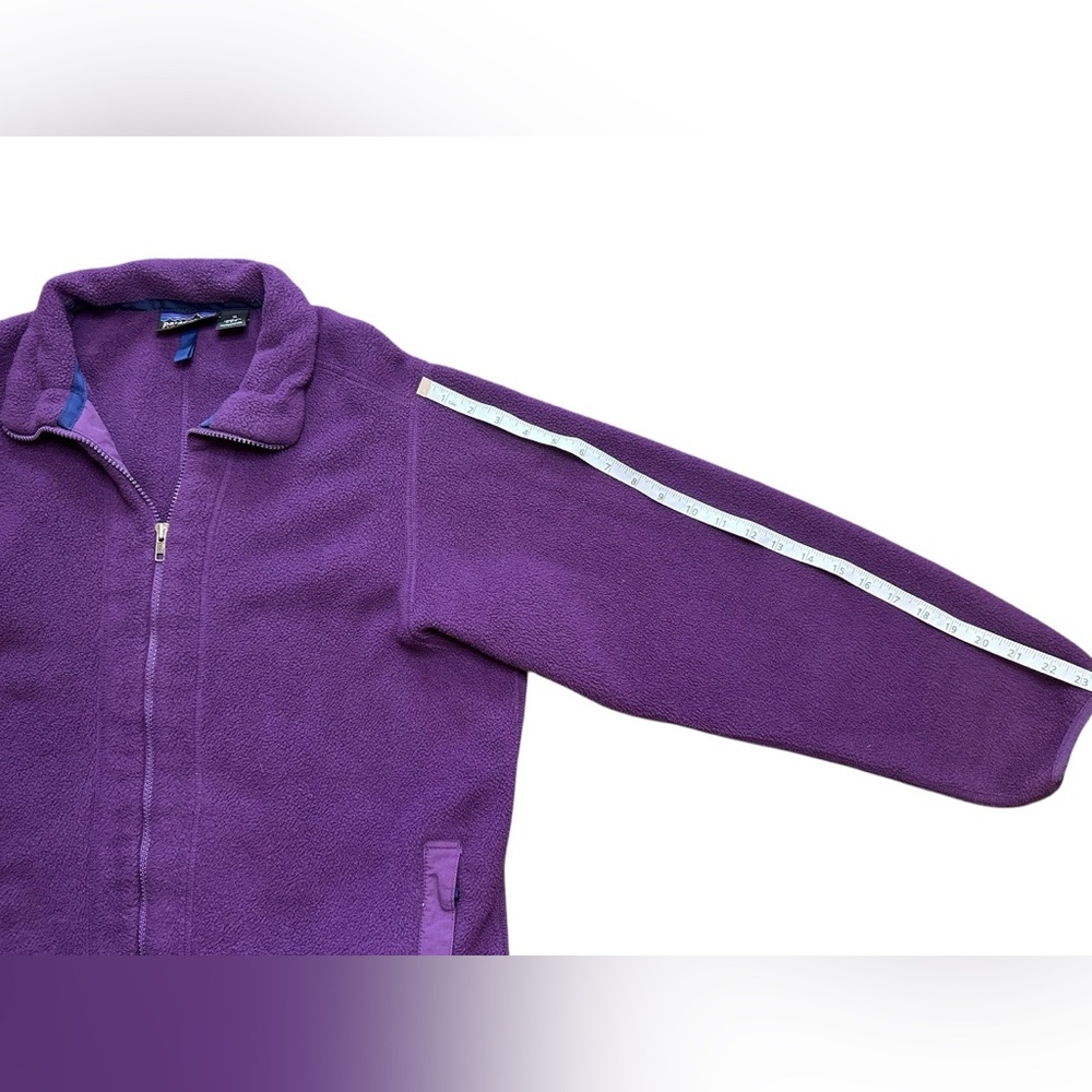 Vintage Patagonia Synchilla Full Zip Fleece Jacket – Purple (XL) - Picture 6 of 6